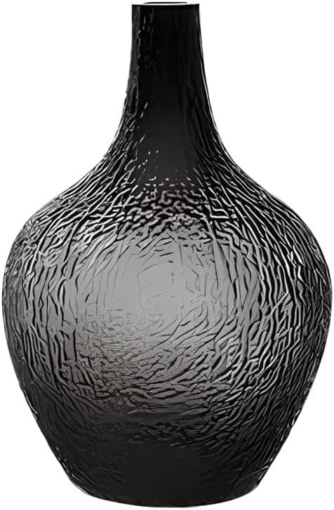 Embossed Maya Glass Vase - 40cm