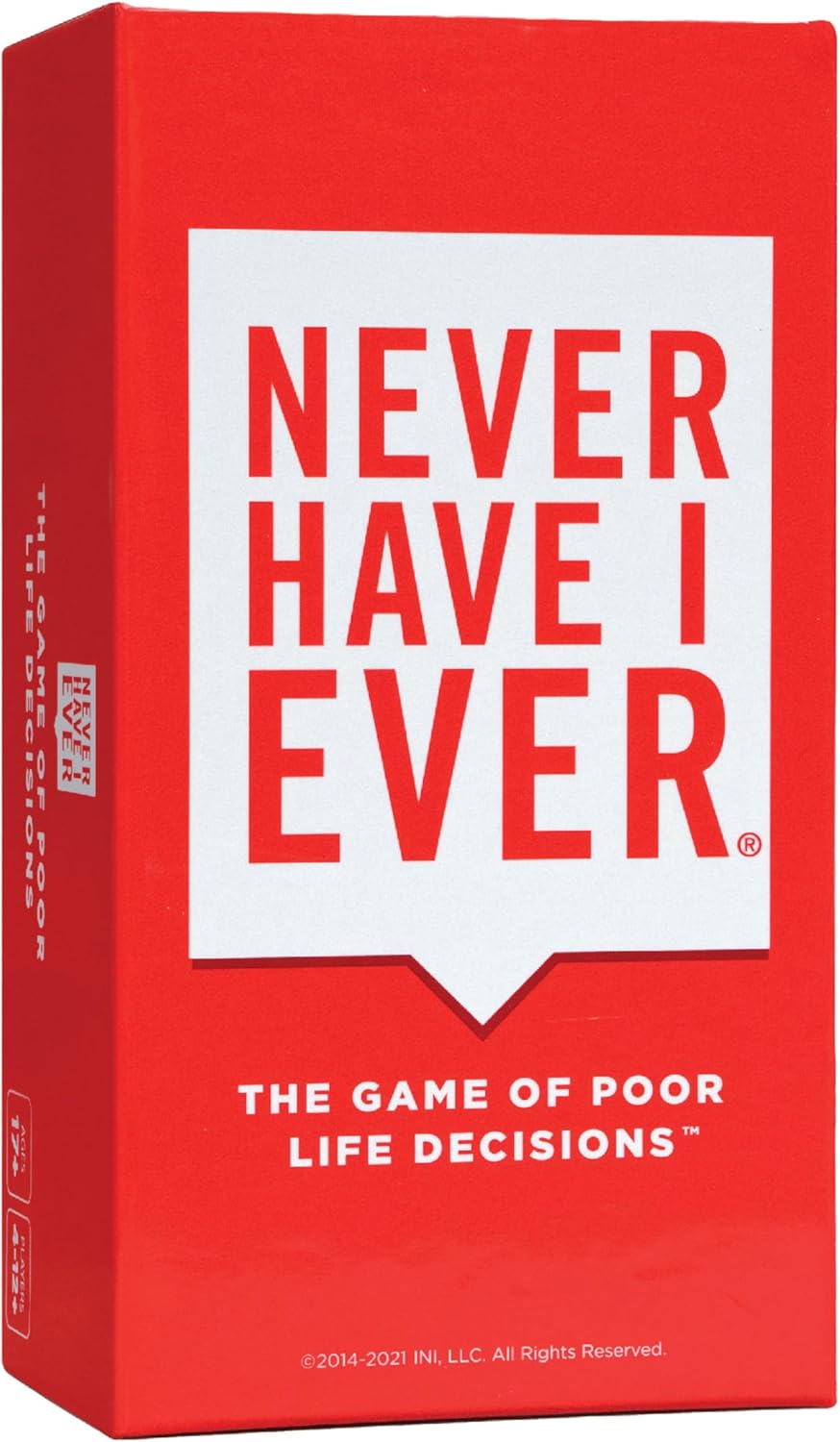 71Y+Op51O0L._AC_SL1500_ Never Have I Ever Card Game Party Game of Poor Life Decisions - Ages 17 and Up – The Classic Viral Hilarious and Funny Icebreaker for Adults - 4-12 Players - Image 1