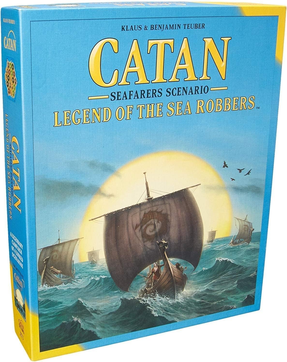 71eeYA2JSwL._AC_SL1500_ Catan CN3173 Legend of the Sea Robbers Expansion Board Game for 3-4 Player - Image 1