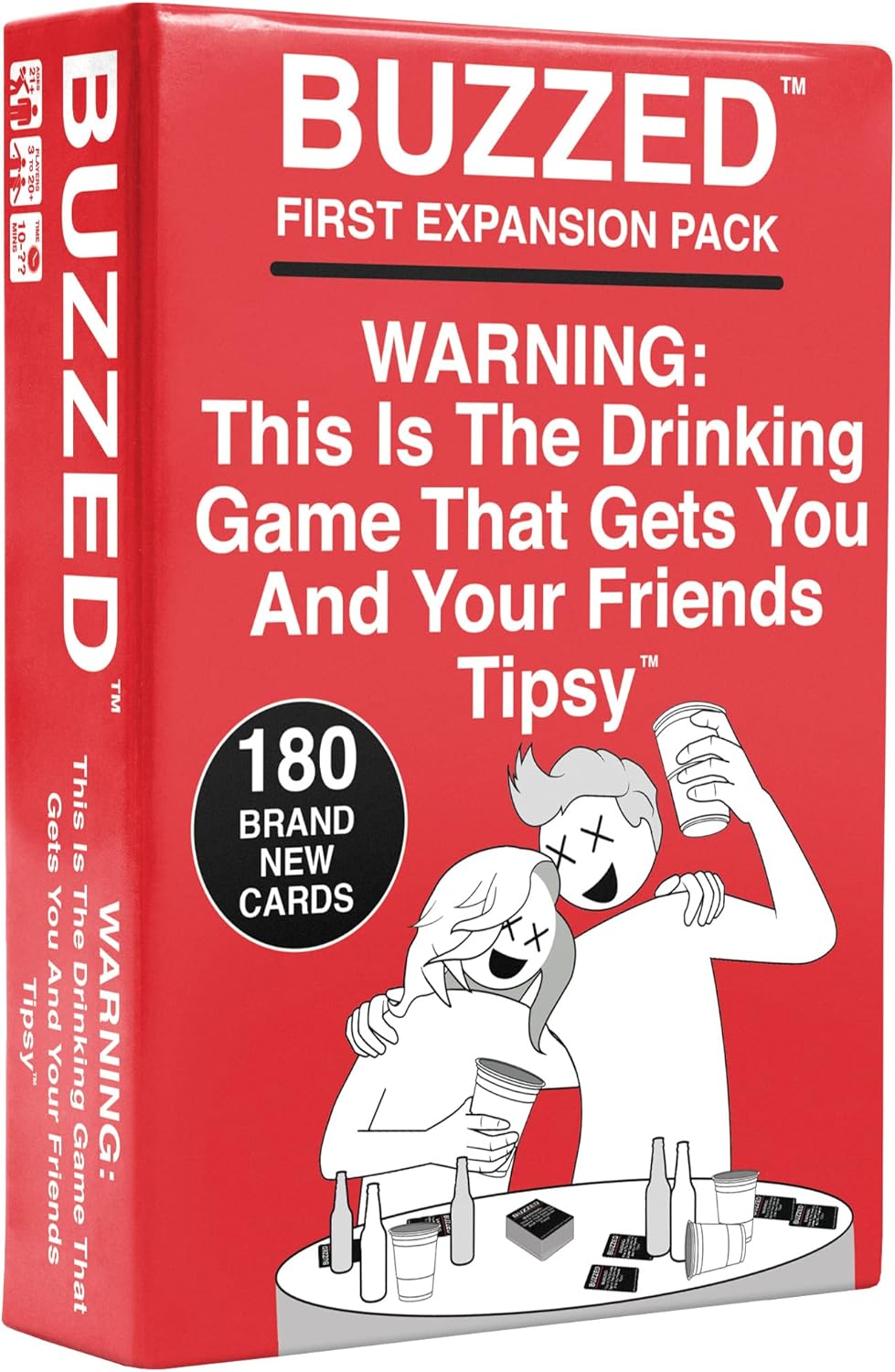 8110OK7DRIL._AC_SL1500_ Buzzed - The Hilarious Party Game That Will Get You & Your Friends Hydrated - Image 1