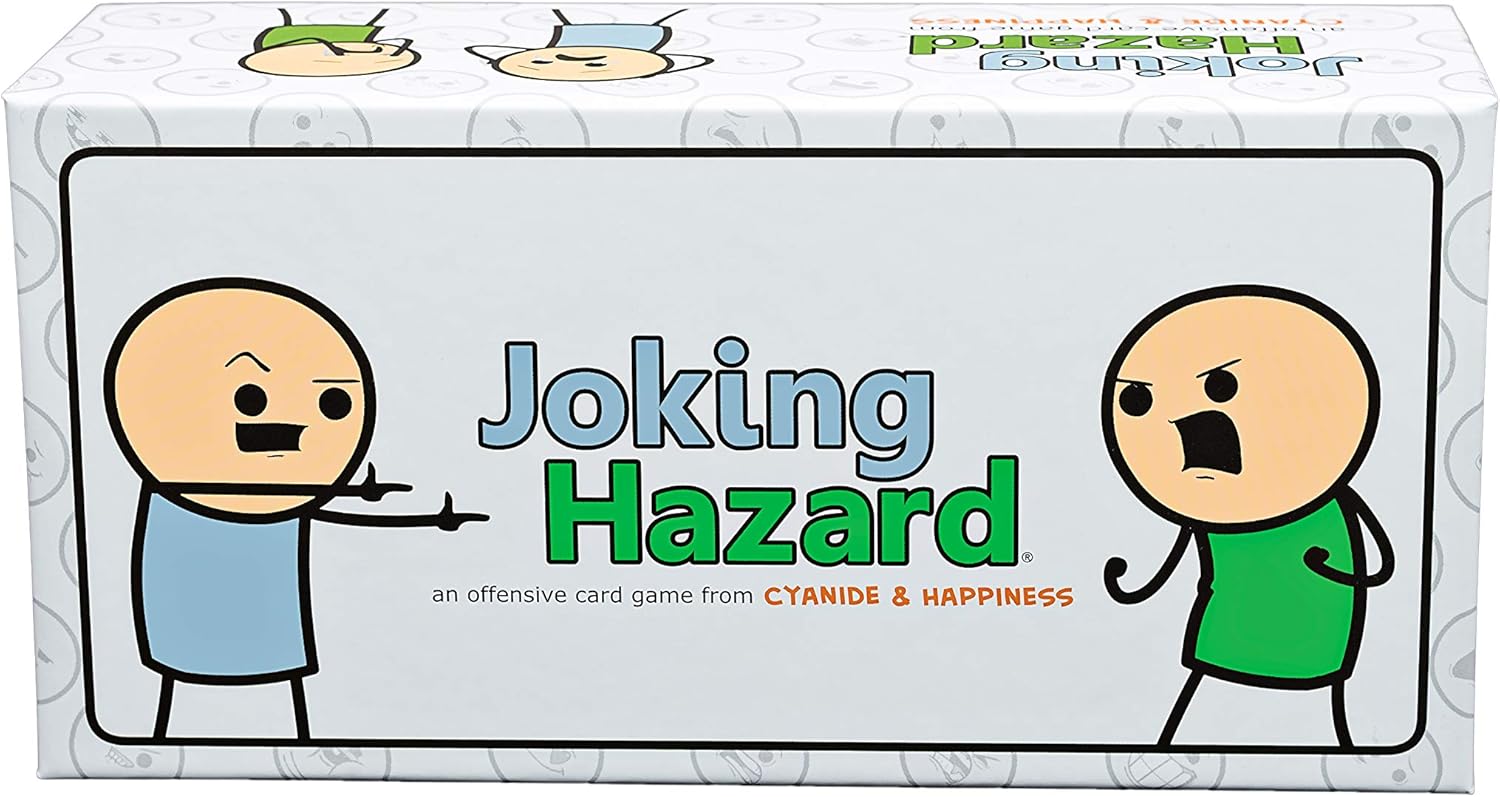 81YAmwzBnfL._AC_SL1500_ Joking Hazard by Cyanide & Happiness - 360+ Funny & Inappropriate Comic Cards Includes Add-Your-Own-Words Cards - Image 1