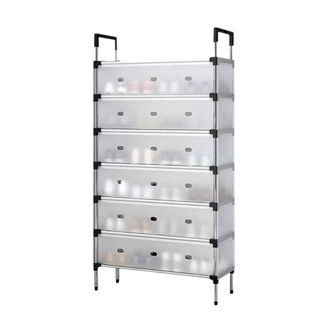 WhatsApp Image 2026-03-31 at 18.07.15 7 Layer Stainless Steel Shoe Rack (Sturdy & Durable Free Standing) - Image 1