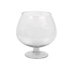 Bulk Pack 5x Vase Glass Footed 17x25cm Assorted