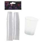 Bulk Pack 3 x Disposable Plastic Shot Glass Pack 40