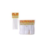 Bulk Pack 30 X Cutlery Plastic Knives 10 Piece Pack White