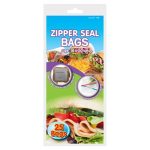 Bulk Pack 8 X Zipper Seal Storage/Freezer Bags 18x20cm, Pack 25