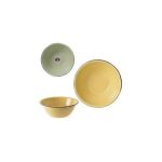 Bulk Pack 8 X Mixing Bowl Enamel 20cm Plain Cash Bowl