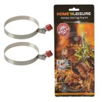 Bulk Pack 6 X Home 'N Leisure Egg Rings - Stainless Steel Pack of 2