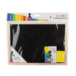 Bulk Pack 6 X Black Board With Chalk - 28x19cm