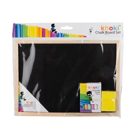 46906685-1a-pdpxl Bulk Pack 6 X Black Board With Chalk - 28x19cm - Image 1