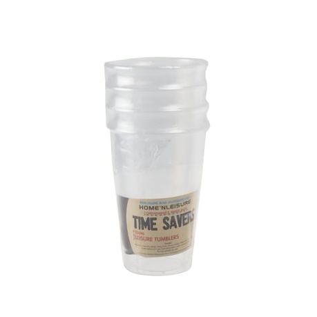 47732157-pdpxl Bulk Pack 12 X Home 'n Leisure Plastic Tumblers 4 Pack, 350ml - Image 1