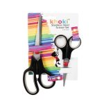 Bulk Pack x5 Stainless Steel Plastic Handle Scissor Set 2 - 21cm & 14cm