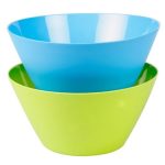 Bulk Pack of 4x Plastic Salad Bowls