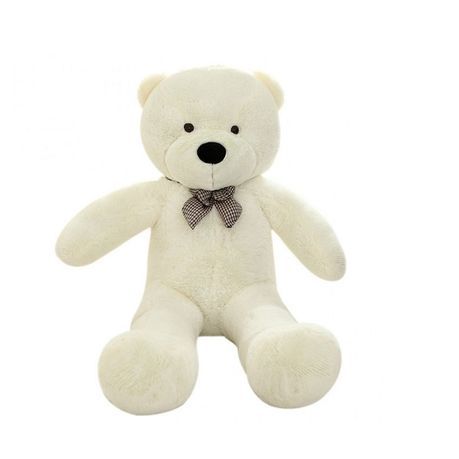 61462304-1-pdpxl TANOTIB Cuddly Plush Teddy Bear With Bow Tie - Ivory White - 60cm - Image 1