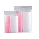 1000 Plastic Zip Lock Grip Bags 100mm x 110mm