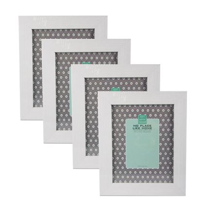 69088006-1-pdpxl SkyDeals White Wooden Picture Frame (20 x 25cm) - Pack of 4 - Image 1