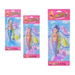 Bulk Pack 8 x Small Mermaid Doll & Accessories - 20cm