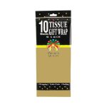 Bulk Pack 8 x Paper Tissue 50 x 66cm 10 Sheets - Gold