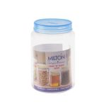 Bulk Pack 5 x Clear Round Container P.E.T.Material - 2 Litre