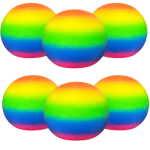 Rainbow Stress Balls for Kids and Adults - 12 Pack