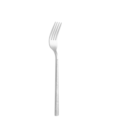 Elegant Silver Nov Maze Dessert Forks - 18/10 - Set of 6