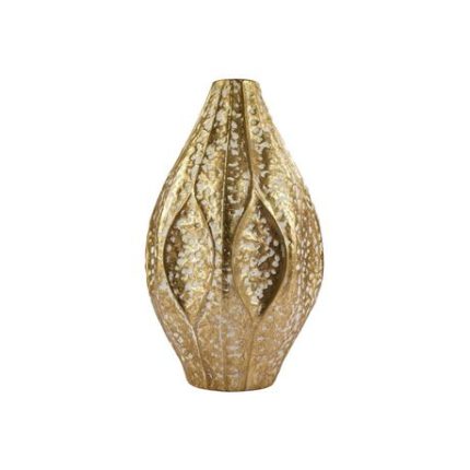 Gold Antique Vase - Round