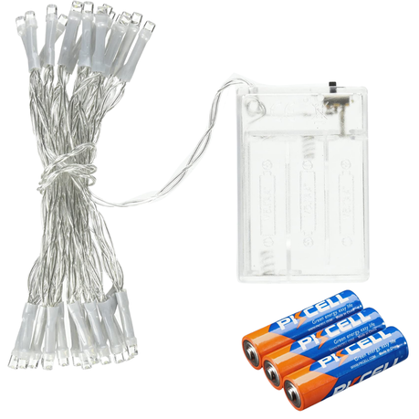 s-pdpxl Battery Operated Decorative Christmas Fairy String Lights - Multicolor - Image 1