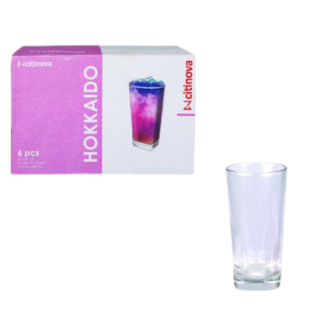 s-pdpxl 6x Tumbler Glass Set Hokkaido 350ml - Image 1