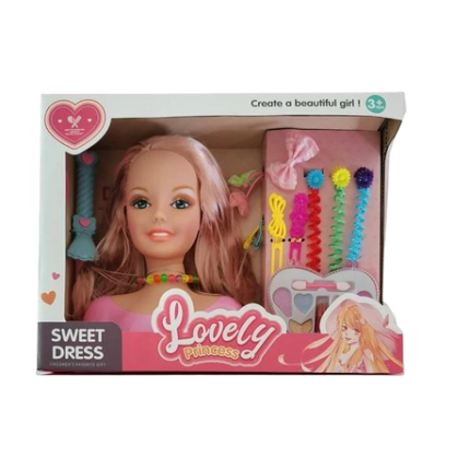 Lovely Princess Doll with Accessories - 26cm - Set A