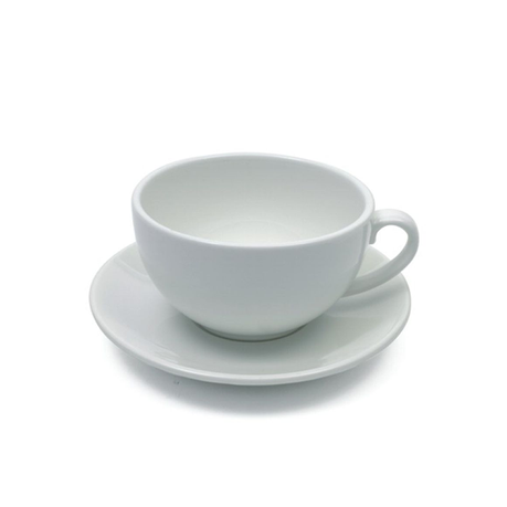s-pdpxl White Tea Cup And Saucer Set - Image 1