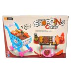 Shopping Trolley with Toy Braai For Kids