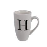 Mug Daily Tall Letter H,400ml (4 Pack)