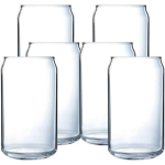 6 Pack Can Glass - 470ml