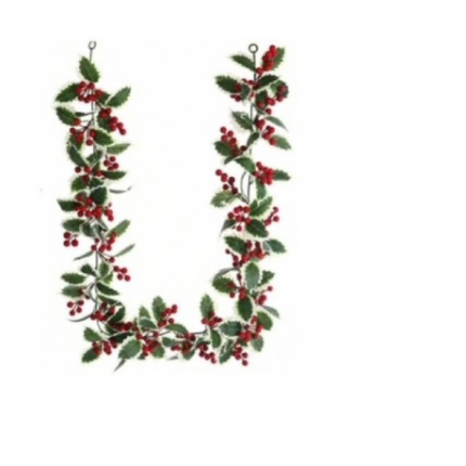 Berry White AEdge Leaf Garland