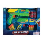 Toy Gun - Air Blaster - BPA-Free Plastic - Multicoloured - 4 Pack