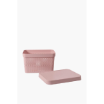 Plastic Dot Basket Storage - S