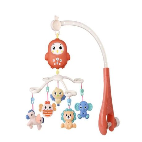 s-pdpxl Happy Bed Bell Cot Mobile Educational Toy - Image 1