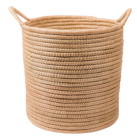 s-pdpxl Handmade Natural Planter Baskets With Handles - M - Image 1