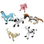 Cartoon Farm Animals Toy - 6pieces