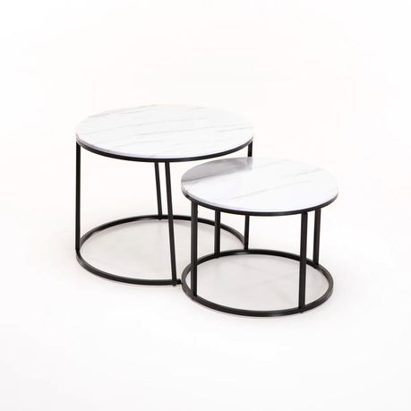 s-pdpxl Argo Set of 2 Tables-White - Image 1
