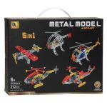 Airplanes Metal Model 5 in 1 - 212 Pieces