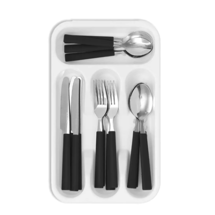 Ami 16 Pieces Basic Cutlery Set with Tray