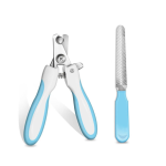 Dog and Cat Nail Clipper Set - Stainless Steel - Blue