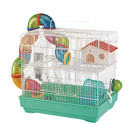 s-pdpxl Double Level Hamster Cage (42 cm x 27cm x 37 cm) - Image 1