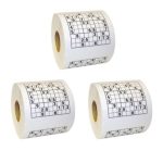 Home Decor Novelty Sudoku Puzzle Game Toilet Paper Roll Set of 3