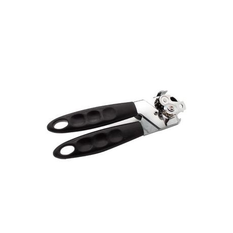 s-pdpxl Stainless Steel Can Opener with Black Handles - Image 1