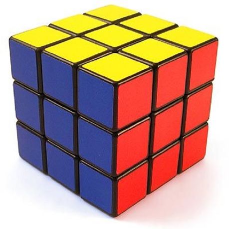 s-pdpxl Happy People Cube Puzzle 3 by 3 - Image 1