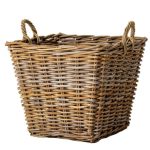 Woven Square Laundry Basket- Medium
