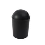12L Flip Garbage Bin - Black