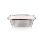 Foil Container & White Paper Lid Combo 465ml Small Pack Of 10